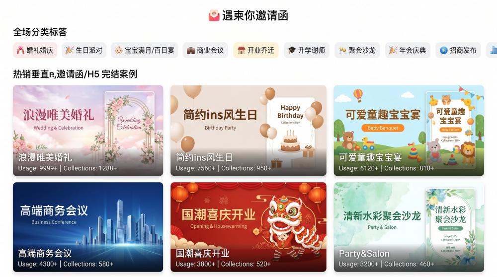爸妈八十大寿别乱发请柬！高端电子寿柬，孝心与排面一步到位